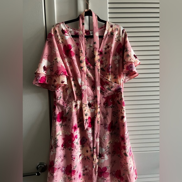 Ava & Viv Floral Fit and Flare Dress Size 1X - Picture 3 of 4